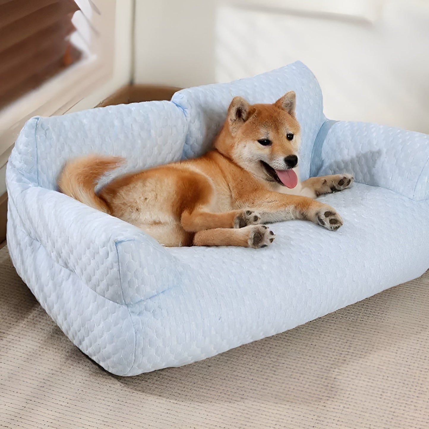 Cushion Pet Bed - Washable and Non Slip Bottom
