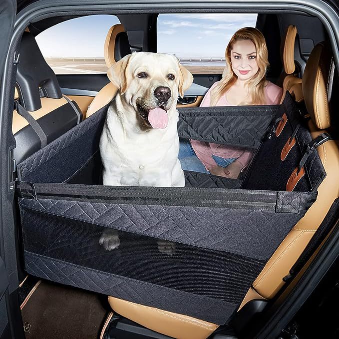 TailSafe - Hard Bottom Single Car Seat Extender for Dogs