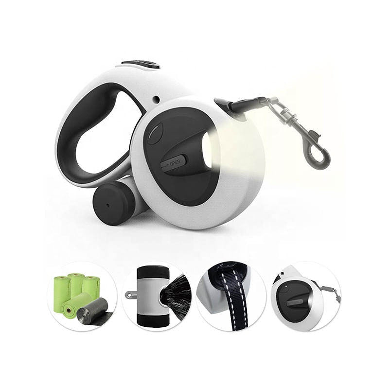 LumiLeash - 5-in-1 Reflective Dog Leash with Integrated Flashlight