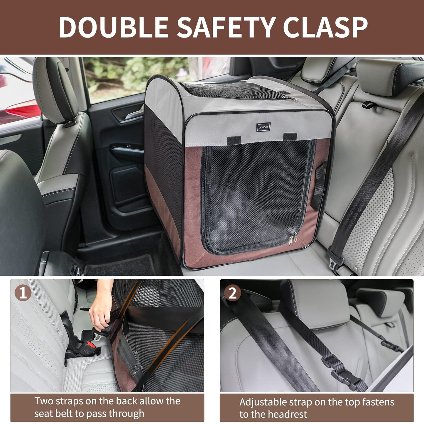 CozyCrate - Collapsible Pet Transport Box