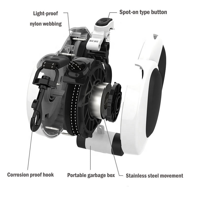 LumiLeash - 5-in-1 Reflective Dog Leash with Integrated Flashlight
