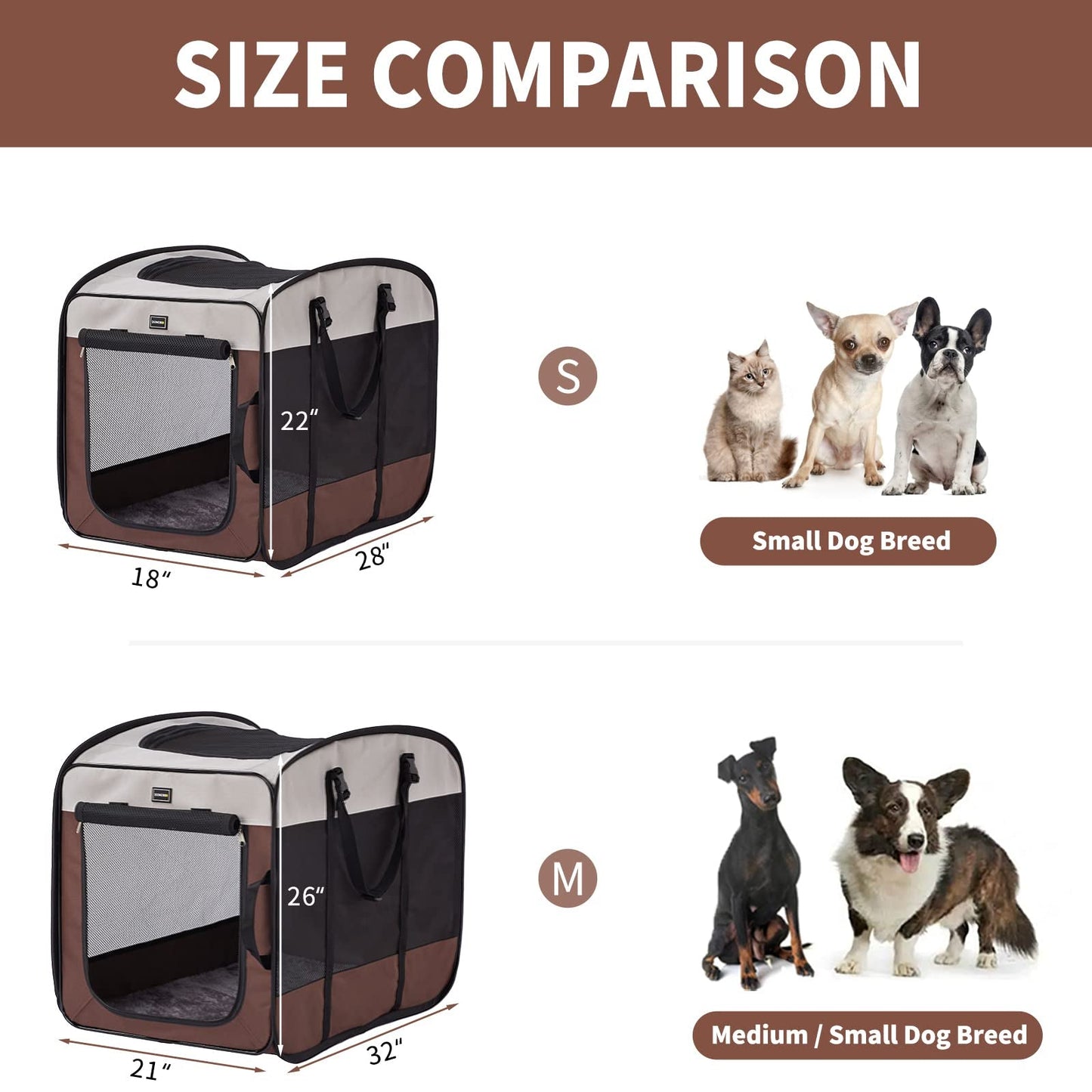 CozyCrate - Collapsible Pet Transport Box