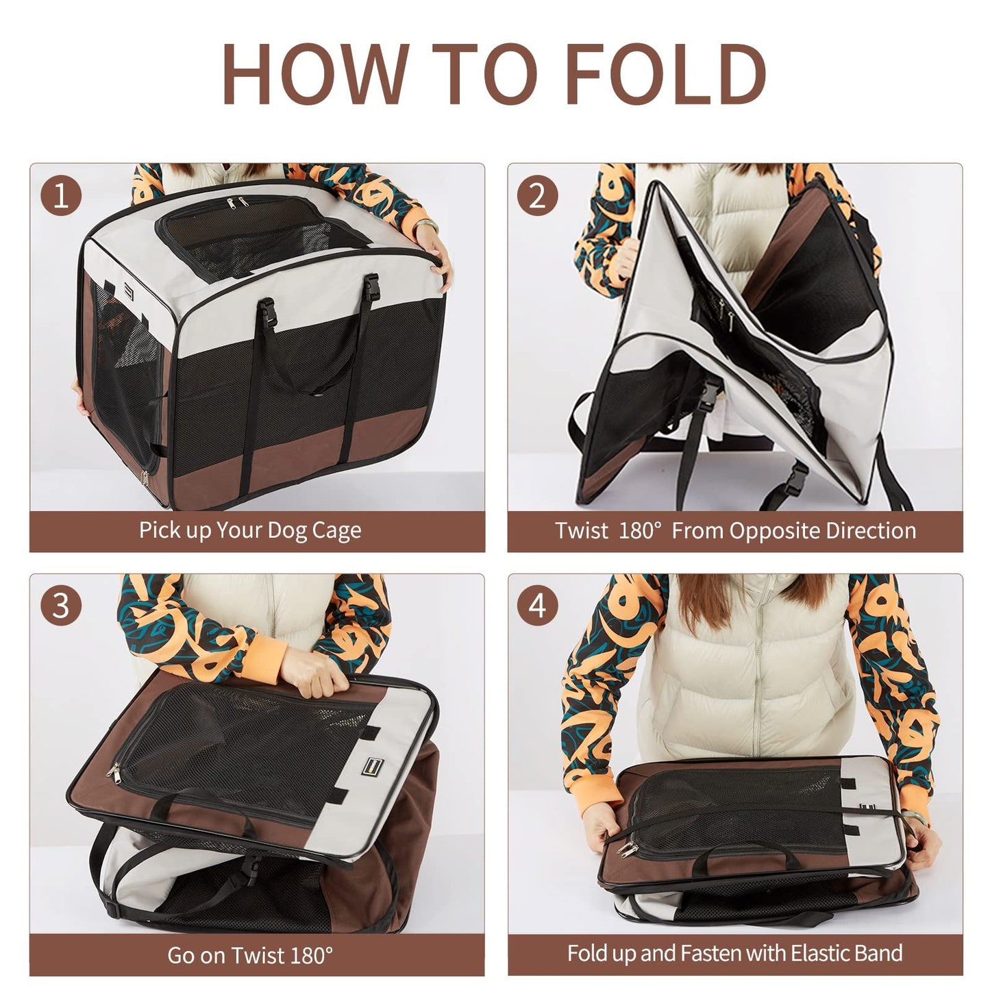 CozyCrate - Collapsible Pet Transport Box