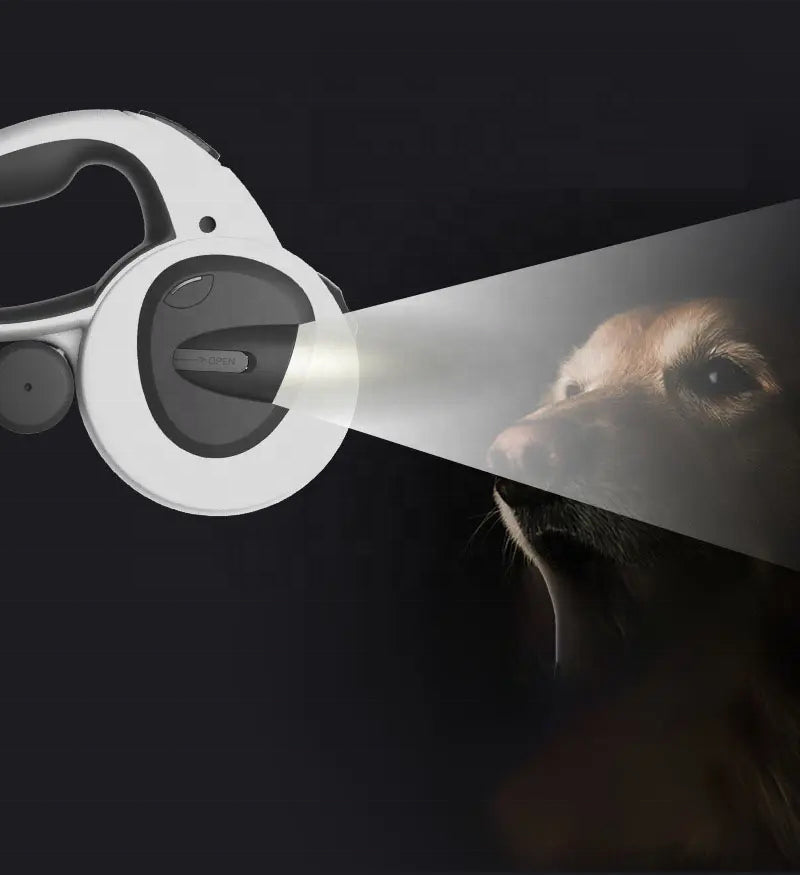 LumiLeash - 5-in-1 Reflective Dog Leash with Integrated Flashlight