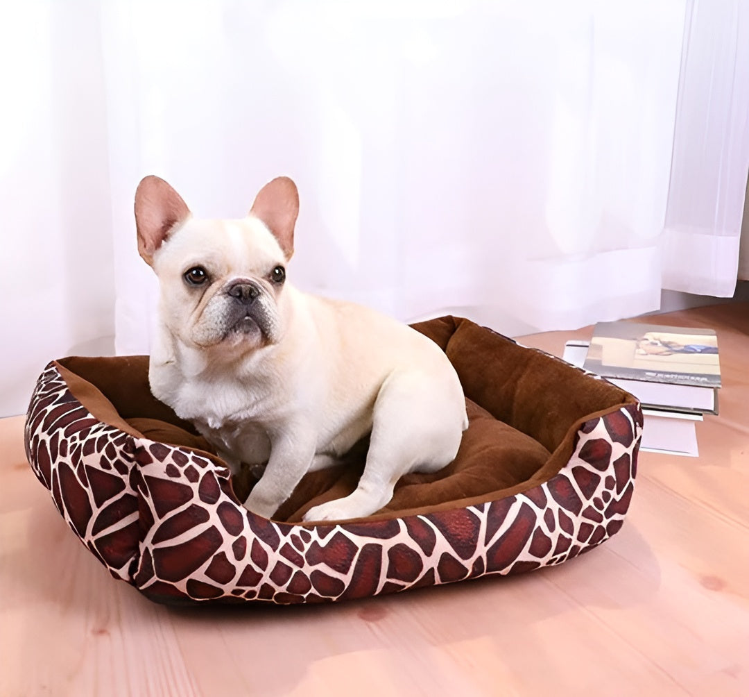 SnuggleSquare Plush Dog Bed | Comfort & Durability