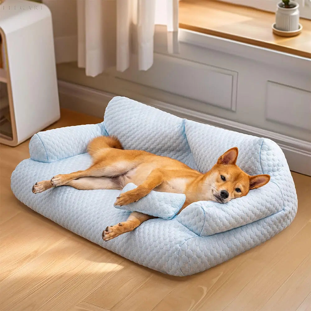 Cushion Pet Bed - Washable and Non Slip Bottom