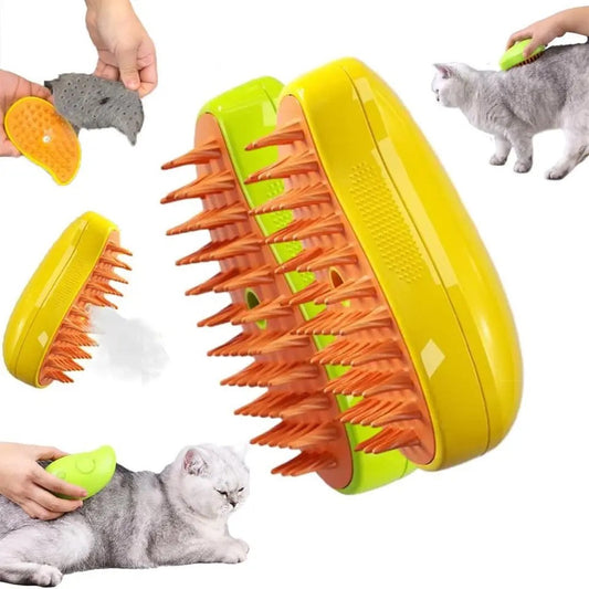 SteamGroom Pet Brush For Pets