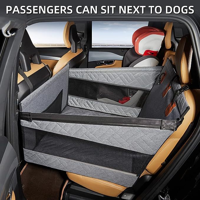 TailSafe - Hard Bottom Single Car Seat Extender for Dogs