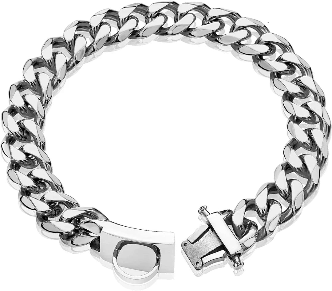 TitanPaw Titanium Steel Dog Collar