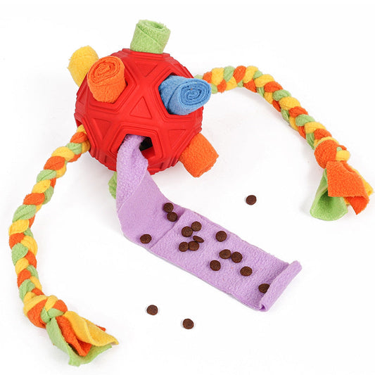 Sniff & Tug Playball - 2-in-1 Durable Dog Toy