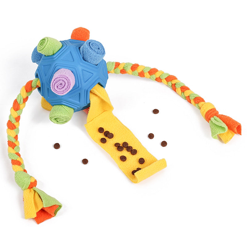 Sniff & Tug Playball - 2-in-1 Durable Dog Toy