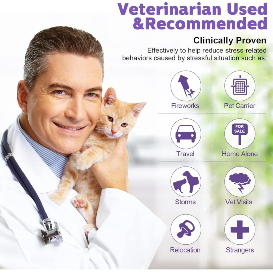 SereniPaws - Pheromone Calming Collar for Dogs and Cats